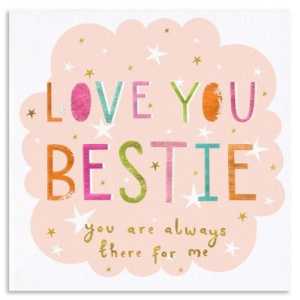 Love You Bestie Greetings Card